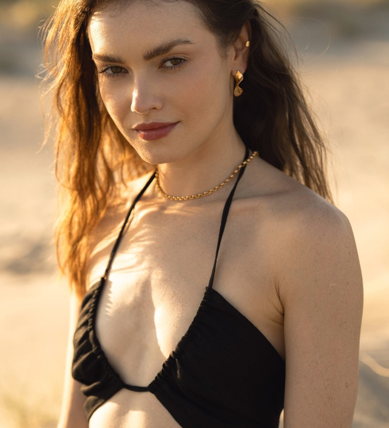 - kolczyki Tan Lines Gold - Marai Jewelry