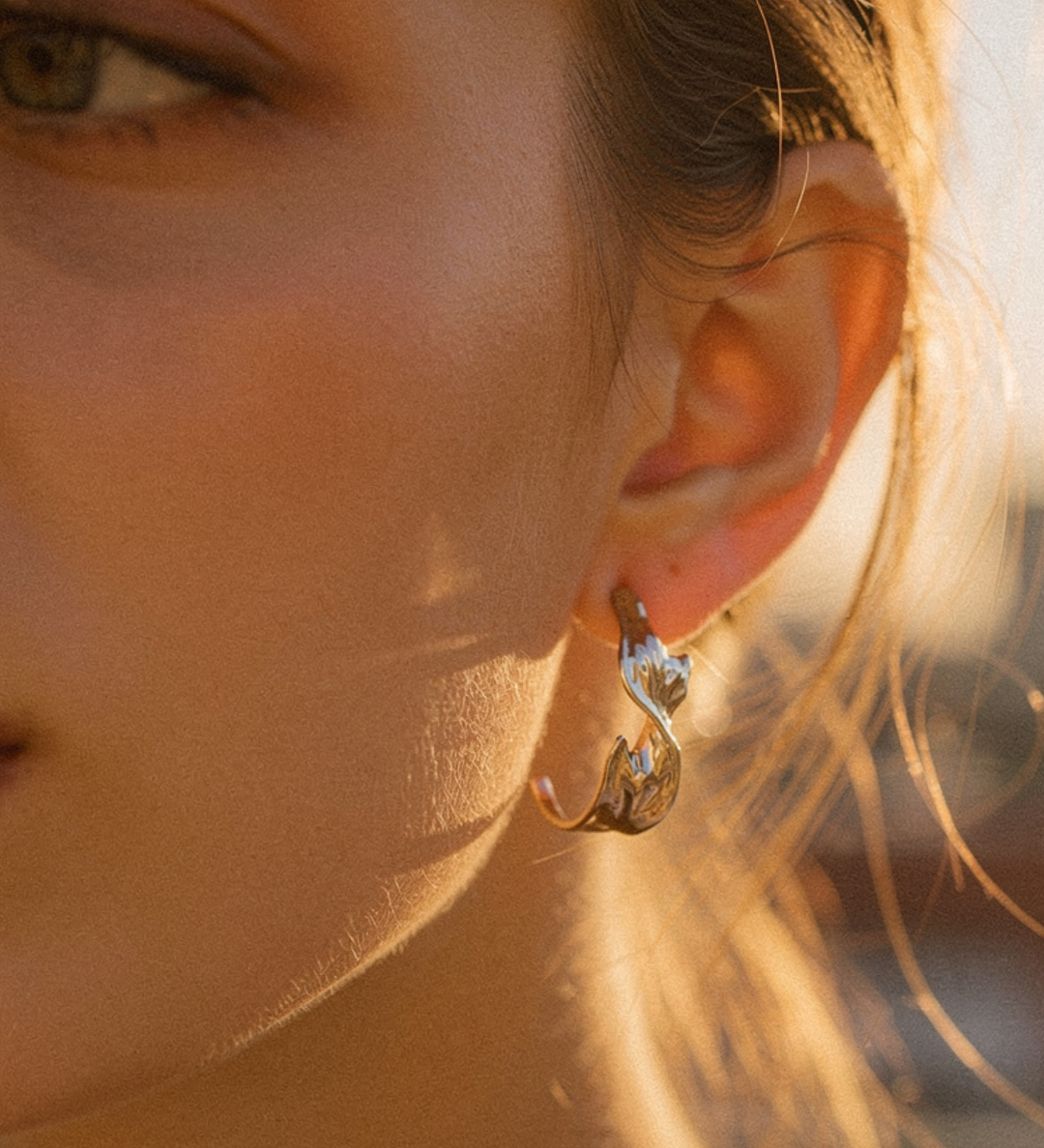 Reckless Silver Earrings