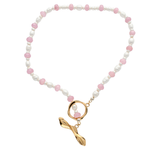 naszyjnik Lust & Trust Gold Pink Pearl Shine