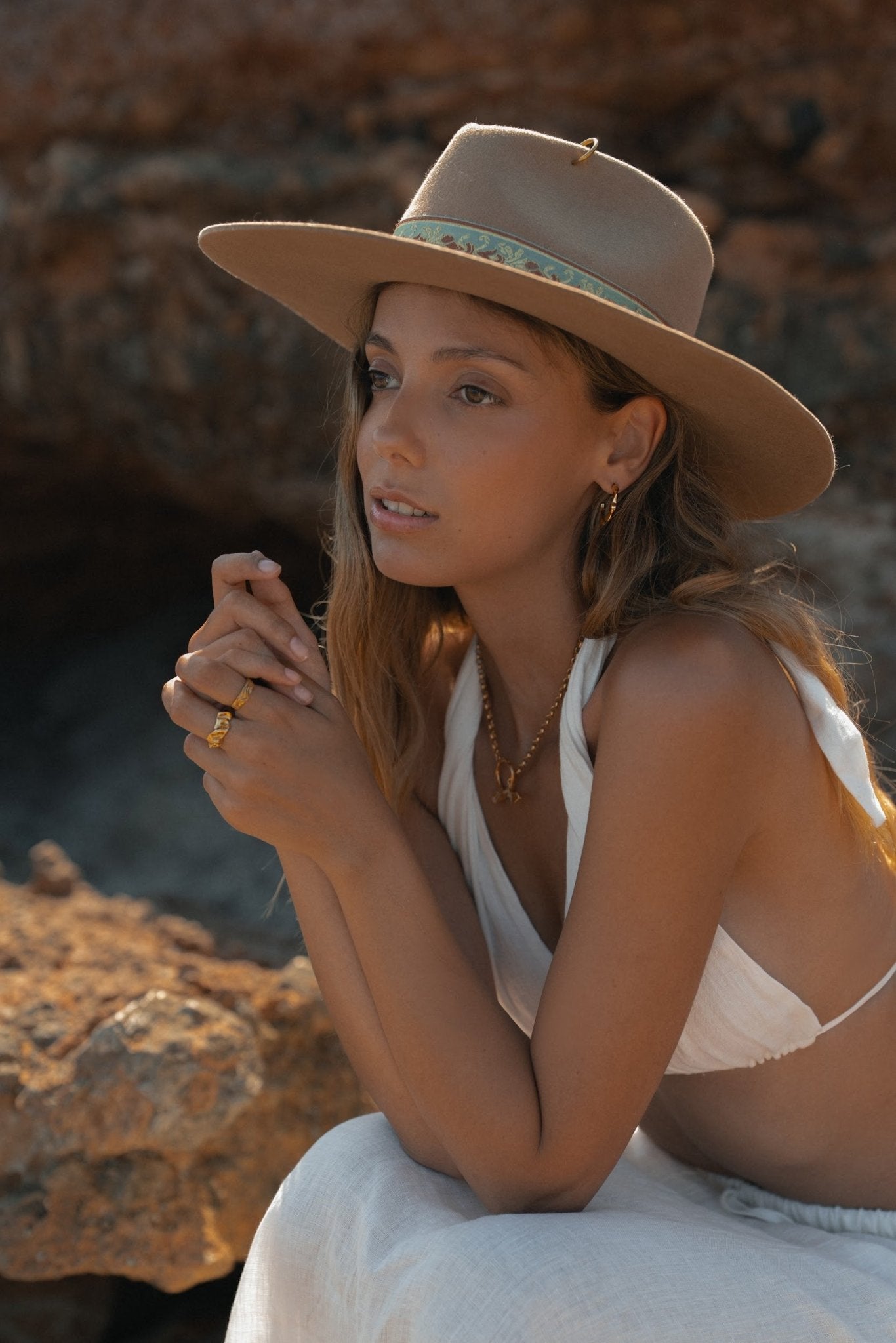  - kolczyki Beach Therapy Gold - Marai Jewelry