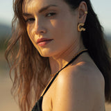  - kolczyki Bonfire Secrets Gold - Marai Jewelry