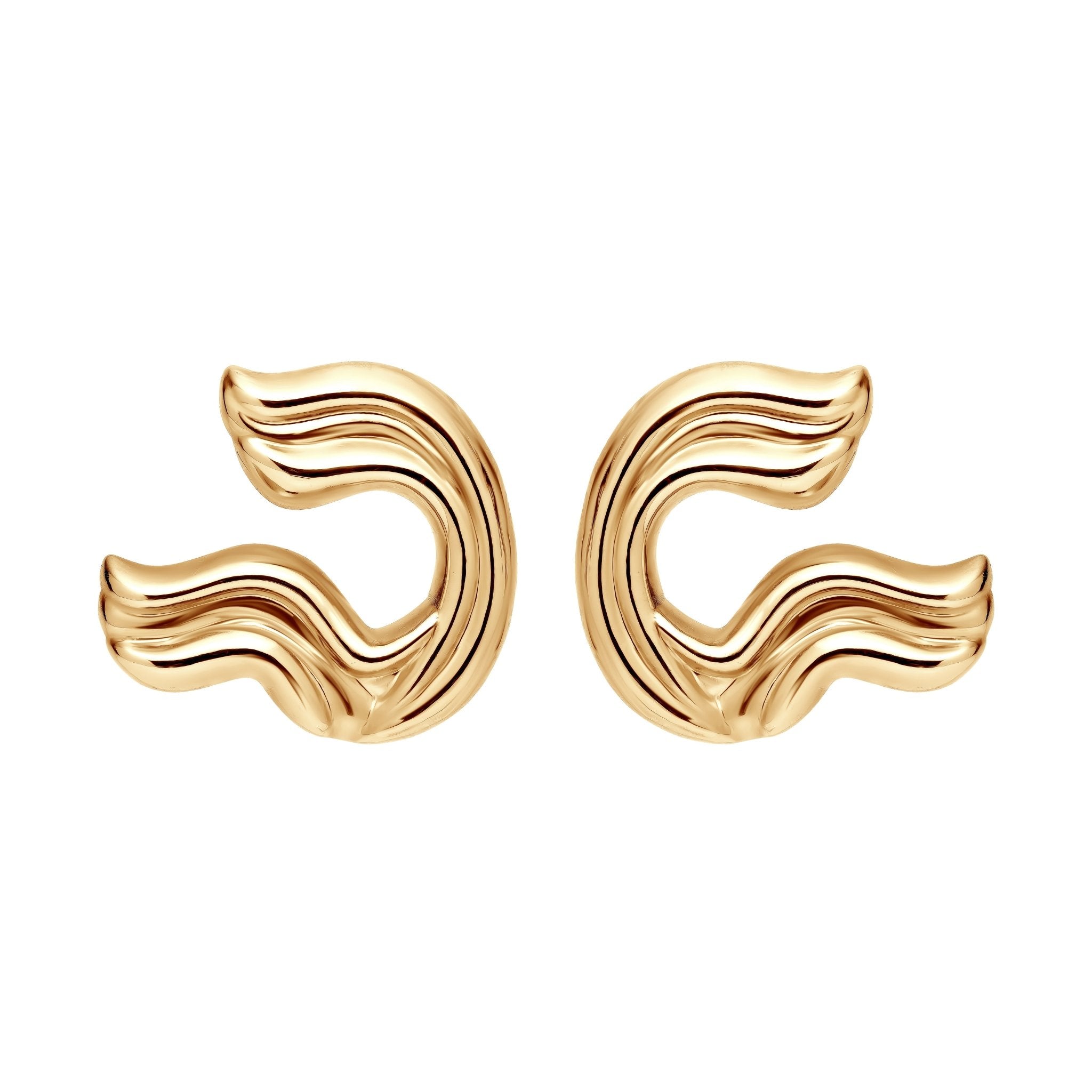  - kolczyki Bonfire Secrets Gold - Marai Jewelry