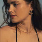  - kolczyki Bonfire Secrets Gold - Marai Jewelry