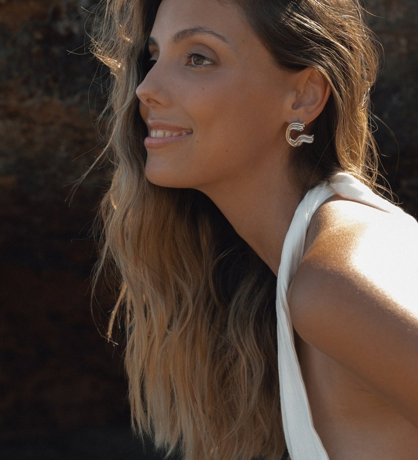  - kolczyki Bonfire Secrets Silver - Marai Jewelry