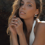  - kolczyki Bonfire Secrets Silver - Marai Jewelry