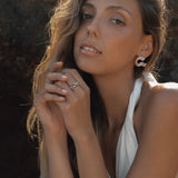  - kolczyki Bonfire Secrets Silver - Marai Jewelry