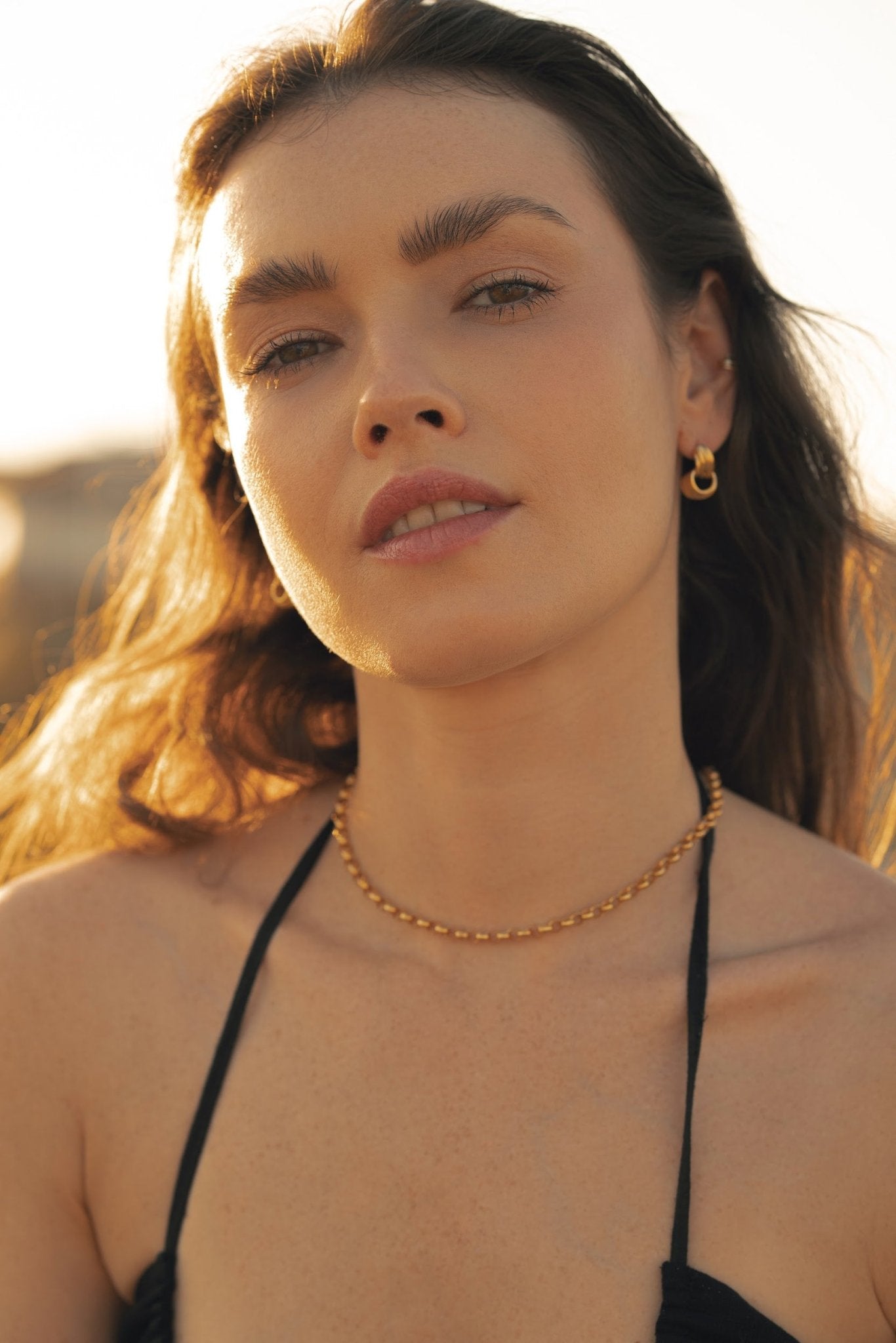 - kolczyki Boss Babe Gold - Marai Jewelry