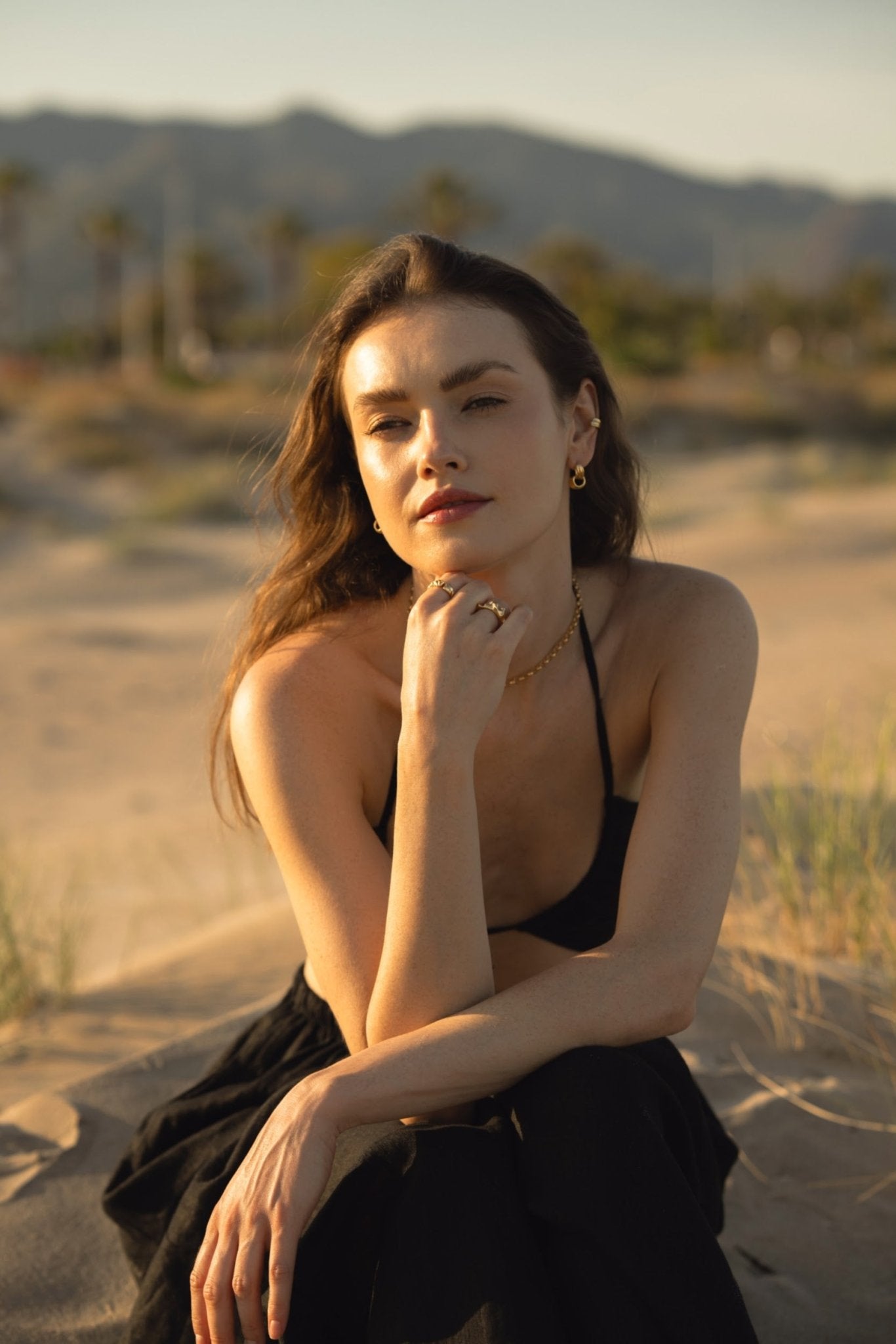  - kolczyki Boss Babe Gold - Marai Jewelry