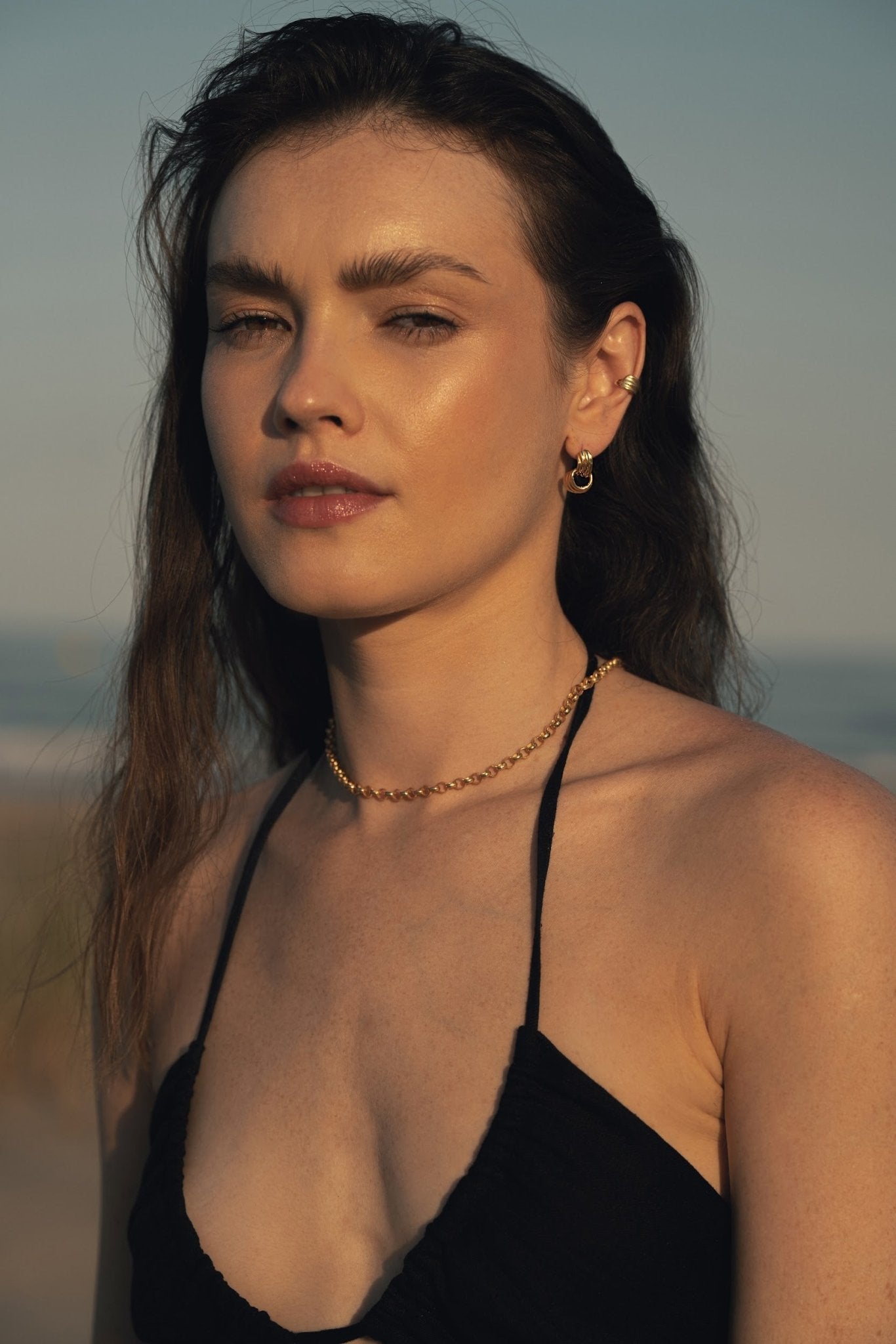  - kolczyki Boss Babe Gold - Marai Jewelry