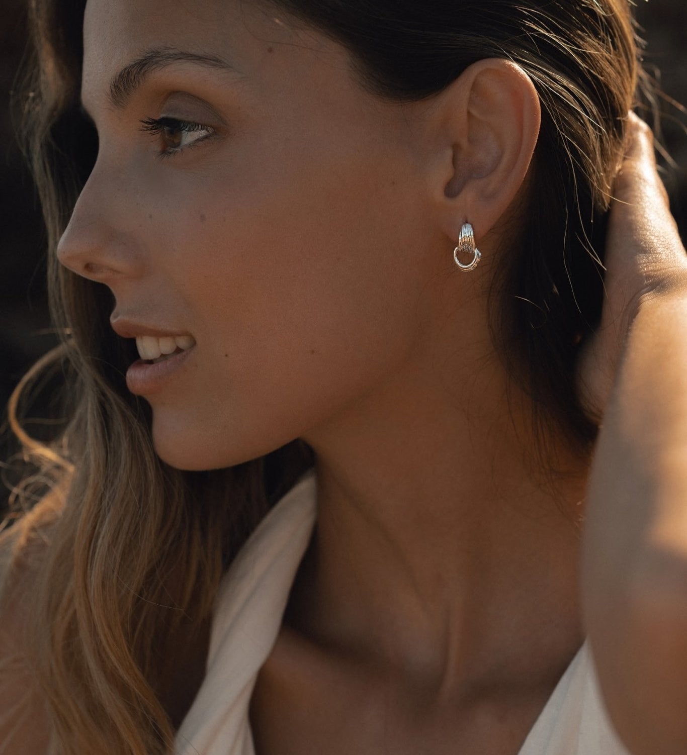  - kolczyki Boss Babe Silver - Marai Jewelry