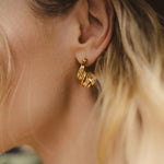  - kolczyki Golden Hour Gold - Marai Jewelry