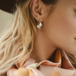  - kolczyki Golden Hour Silver - Marai Jewelry