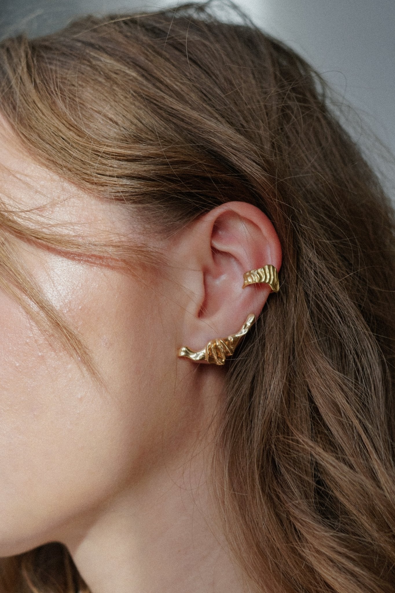  - kolczyki MAGMA gold - Marai Jewelry