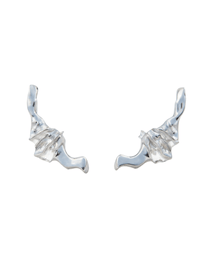  - kolczyki MAGMA silver - Marai Jewelry