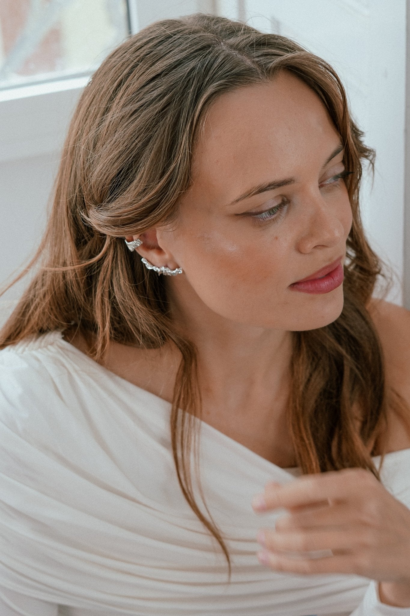  - kolczyki MAGMA silver - Marai Jewelry