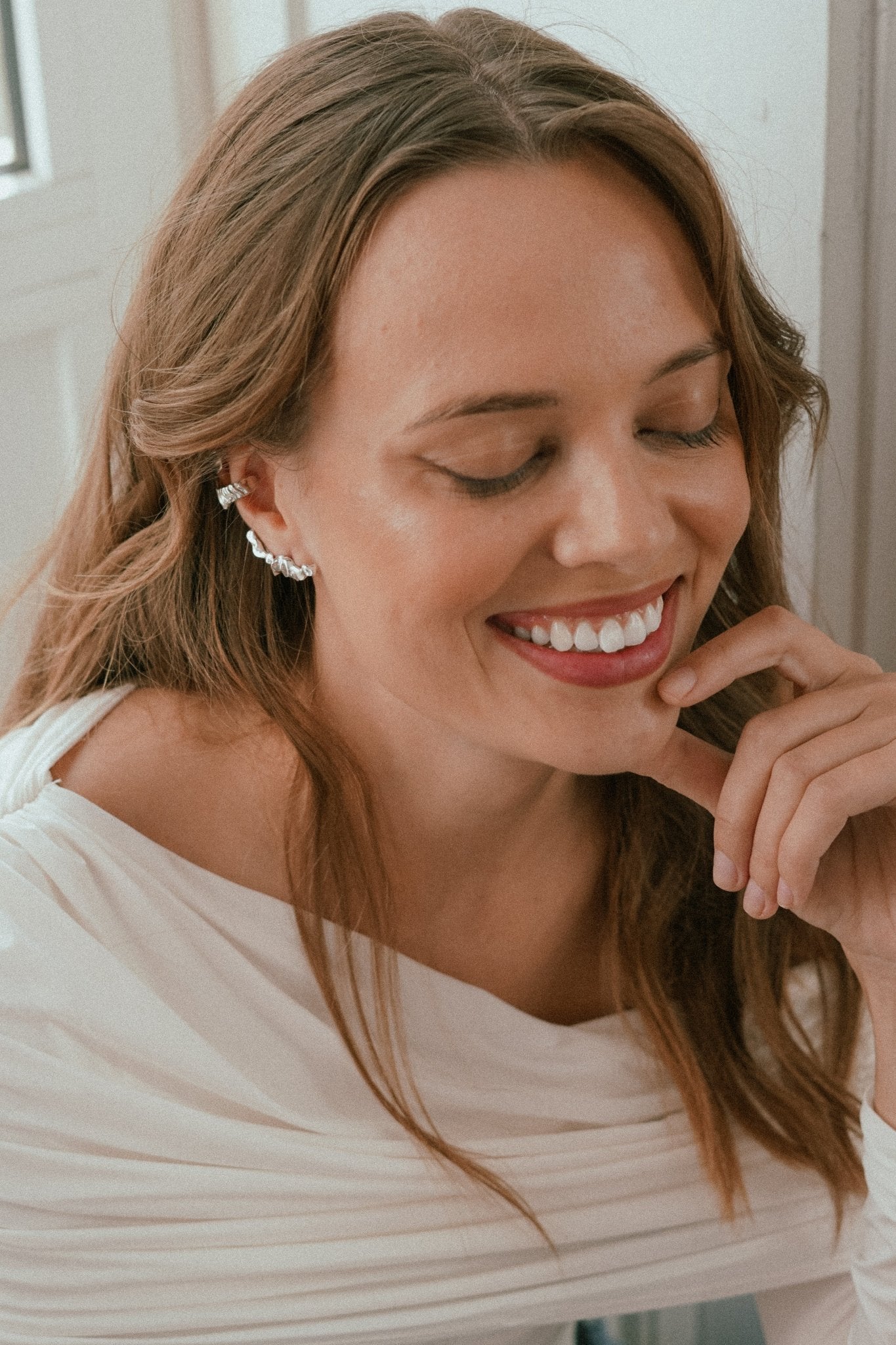  - kolczyki MAGMA silver - Marai Jewelry