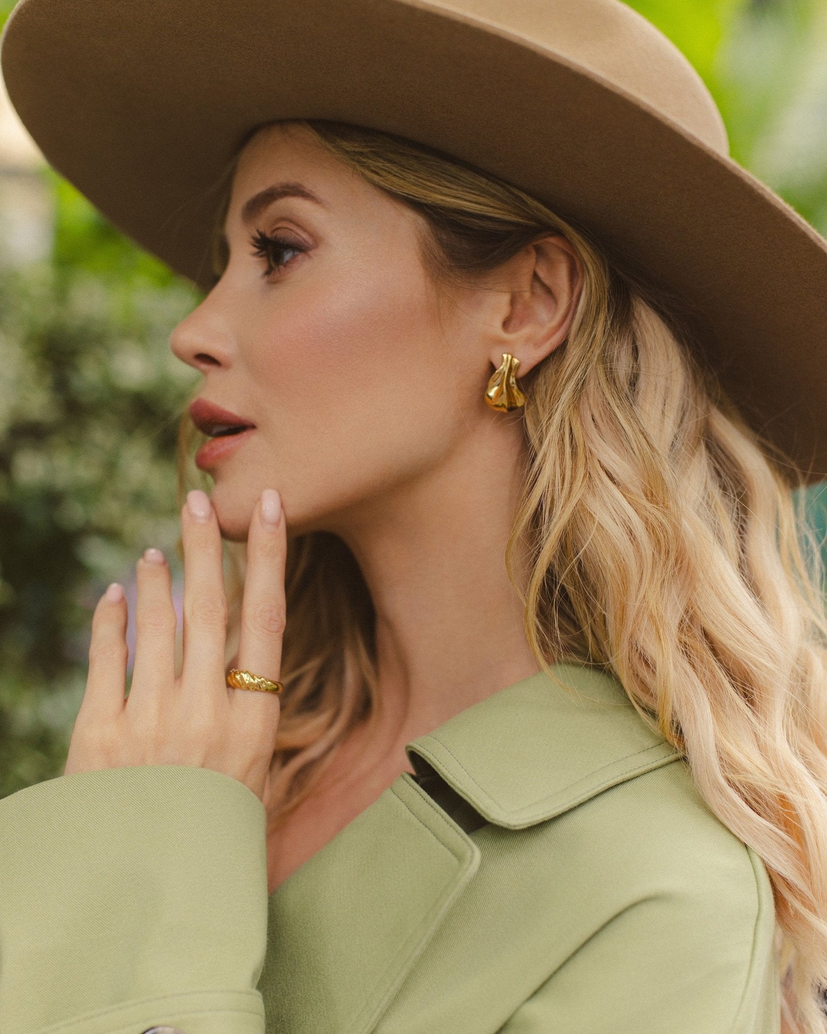  - kolczyki No Regrets Gold - Marai Jewelry