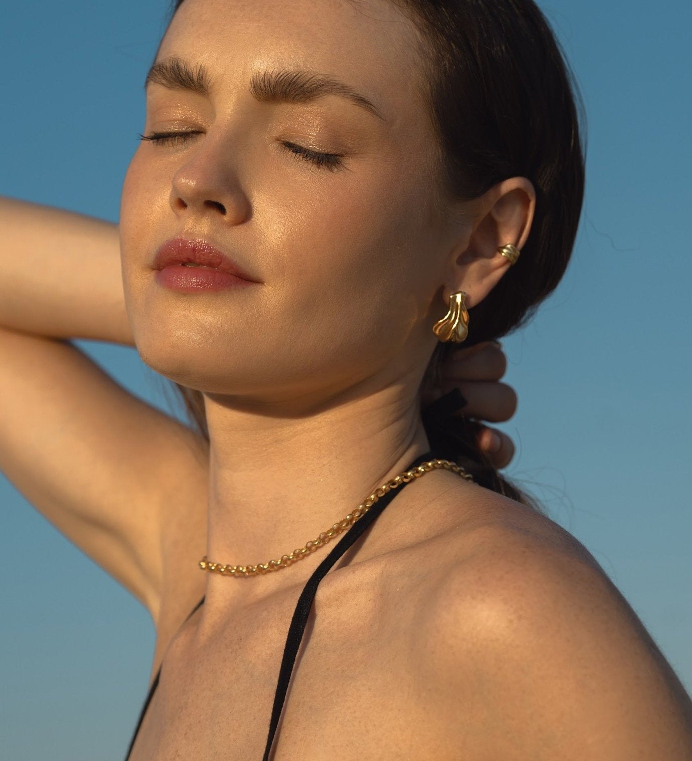  - kolczyki No Regrets Gold - Marai Jewelry