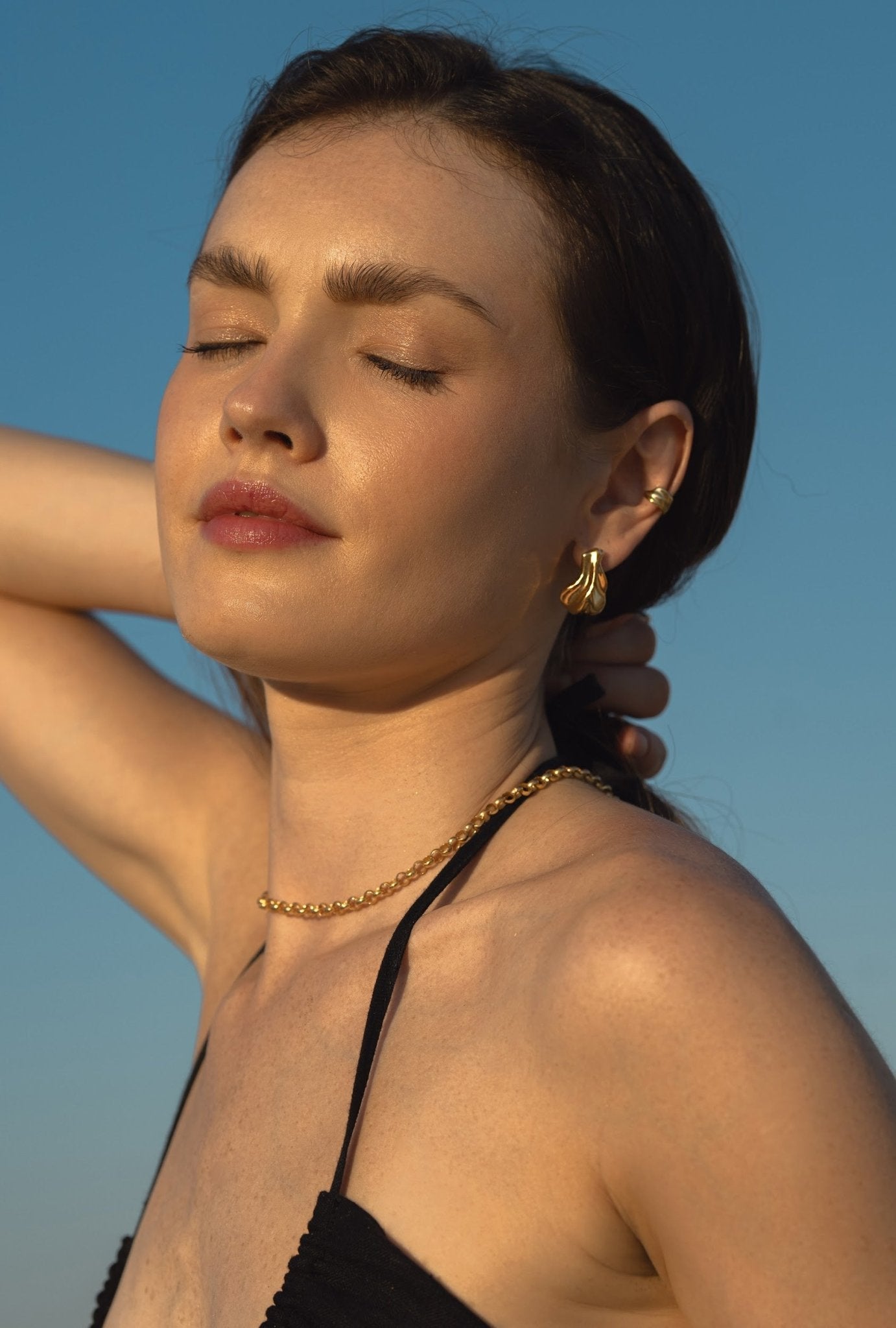  - kolczyki No Regrets Gold - Marai Jewelry