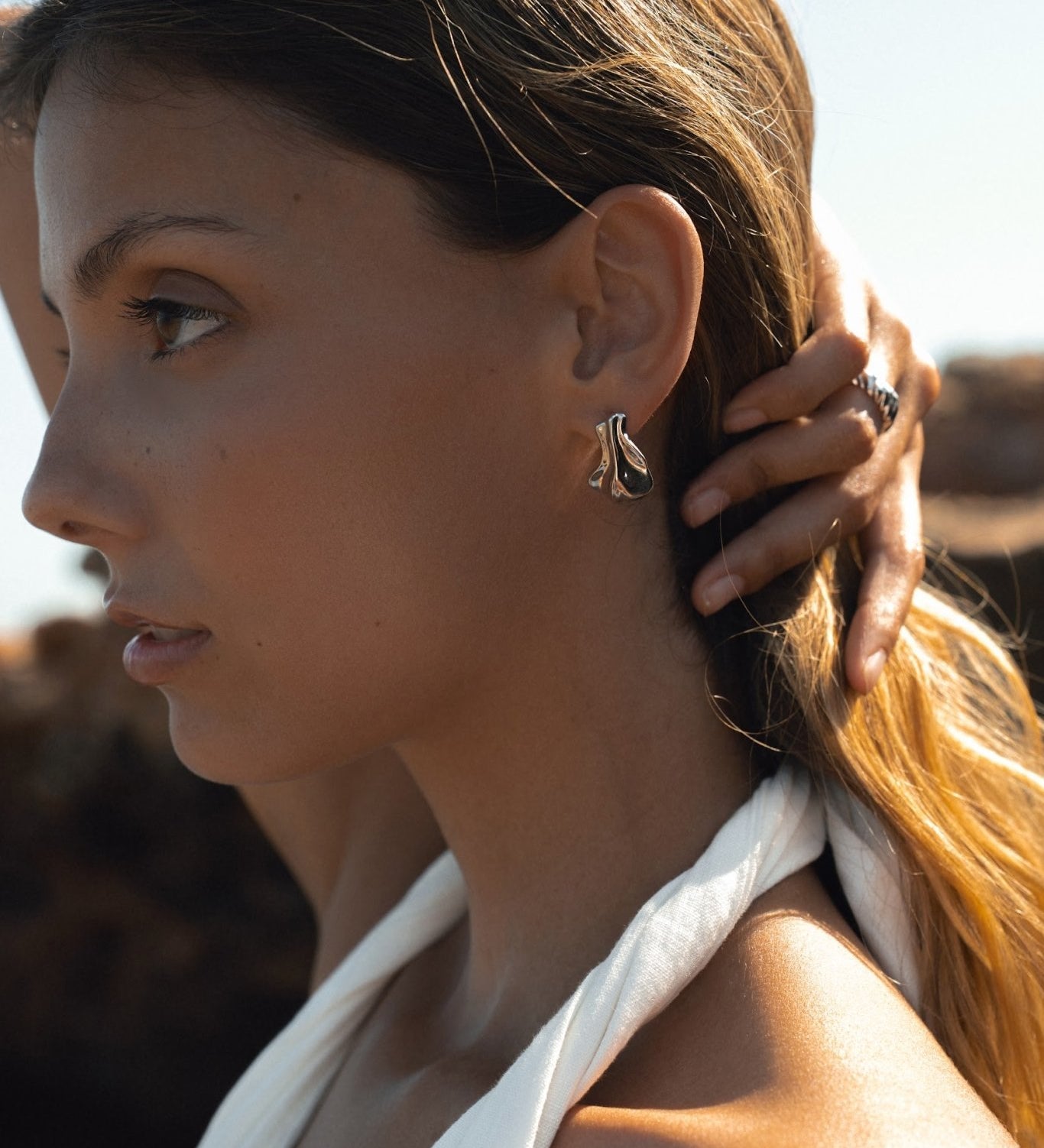  - kolczyki No Regrets Silver - Marai Jewelry