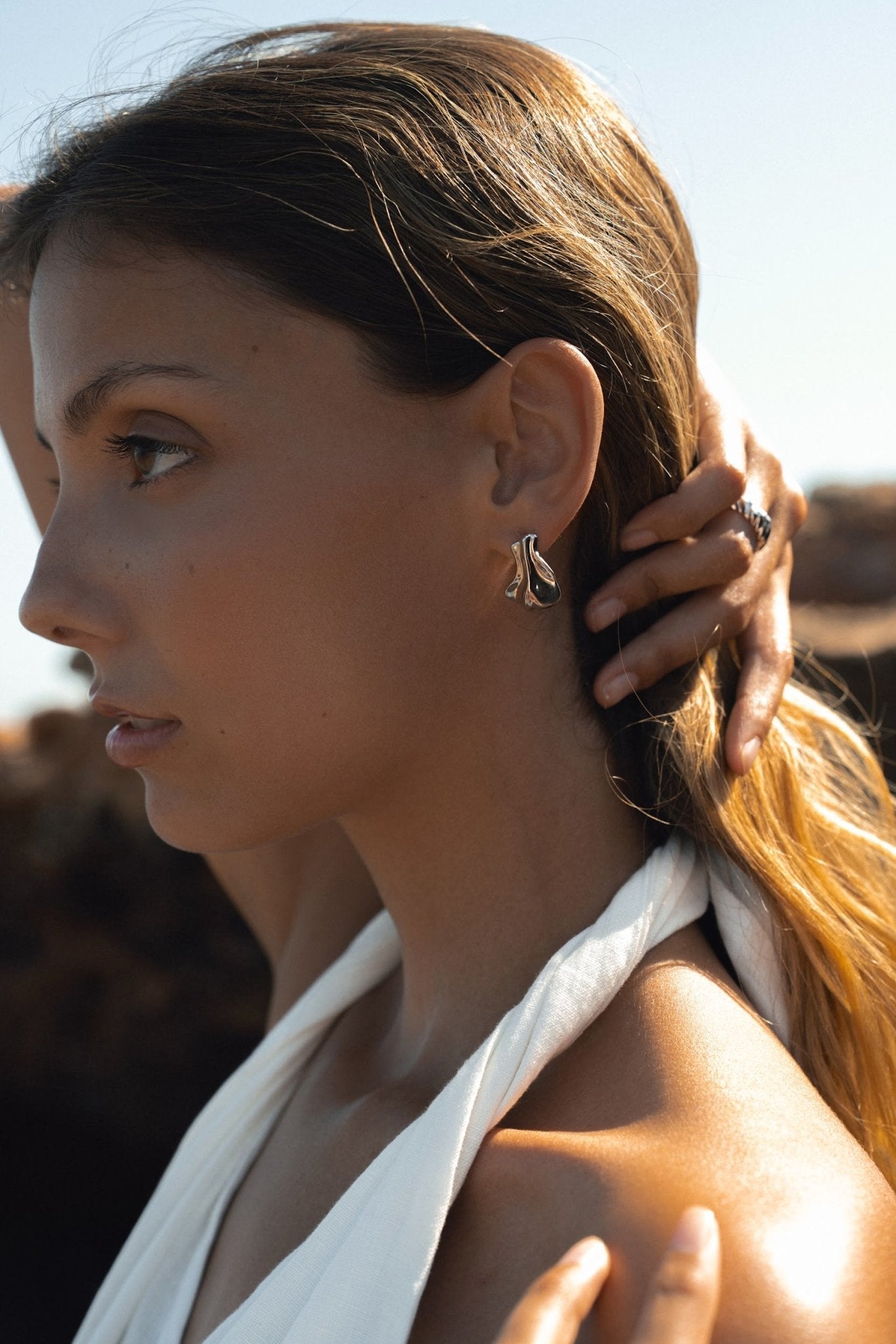  - kolczyki No Regrets Silver - Marai Jewelry