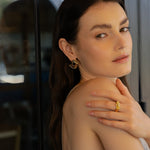  - kolczyki Pinky Promise Gold - Marai Jewelry