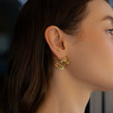  - kolczyki Pinky Promise Gold - Marai Jewelry