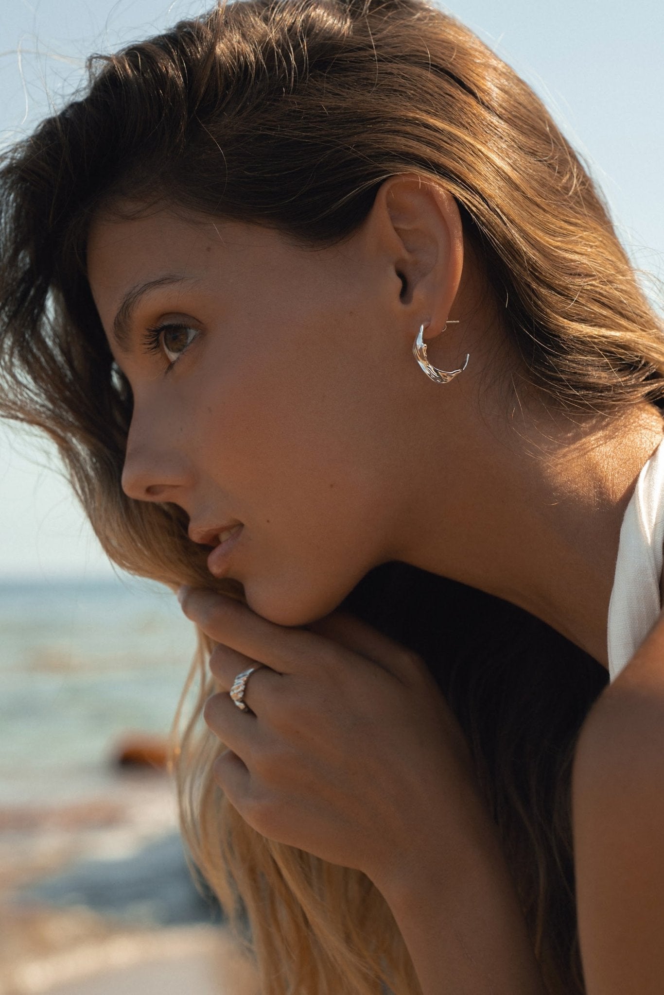  - kolczyki Reckless Silver - Marai Jewelry