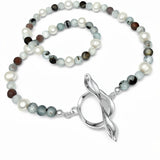 naszyjnik Lust & Trust Silver Agaty i Perły - Marai Jewelry