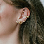  - nausznica ONDA gold - Marai Jewelry