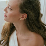  - nausznica ONDA gold - Marai Jewelry