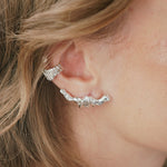  - nausznica ONDA silver - Marai Jewelry