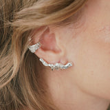  - nausznica ONDA silver - Marai Jewelry