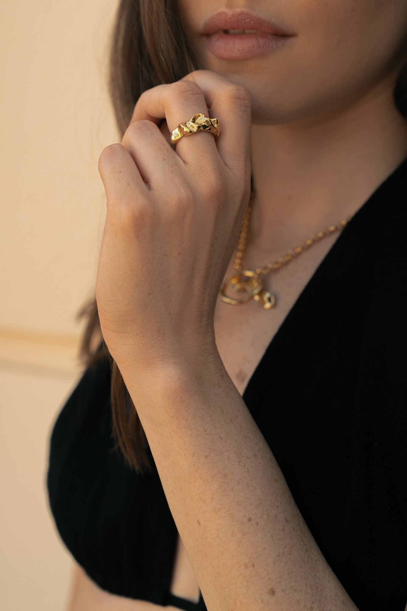  - pierścionek No Apologies Gold - Marai Jewelry