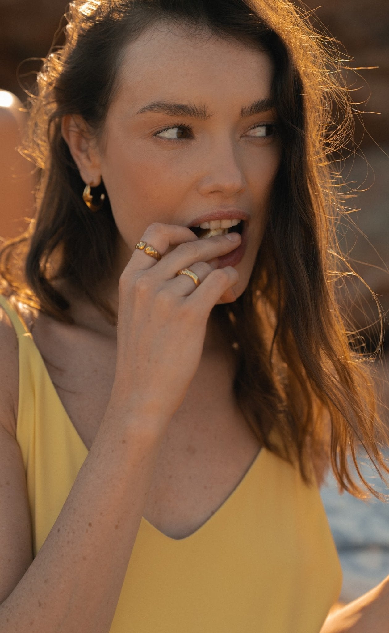  - pierścionek No Boys Allowed Gold - Marai Jewelry