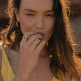  - pierścionek No Boys Allowed with Diastema Gold - Marai Jewelry