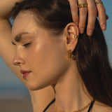  - pierścionek No Boys Allowed with Diastema Gold - Marai Jewelry
