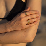  - pierścionek No Boys Allowed with Diastema Gold - Marai Jewelry