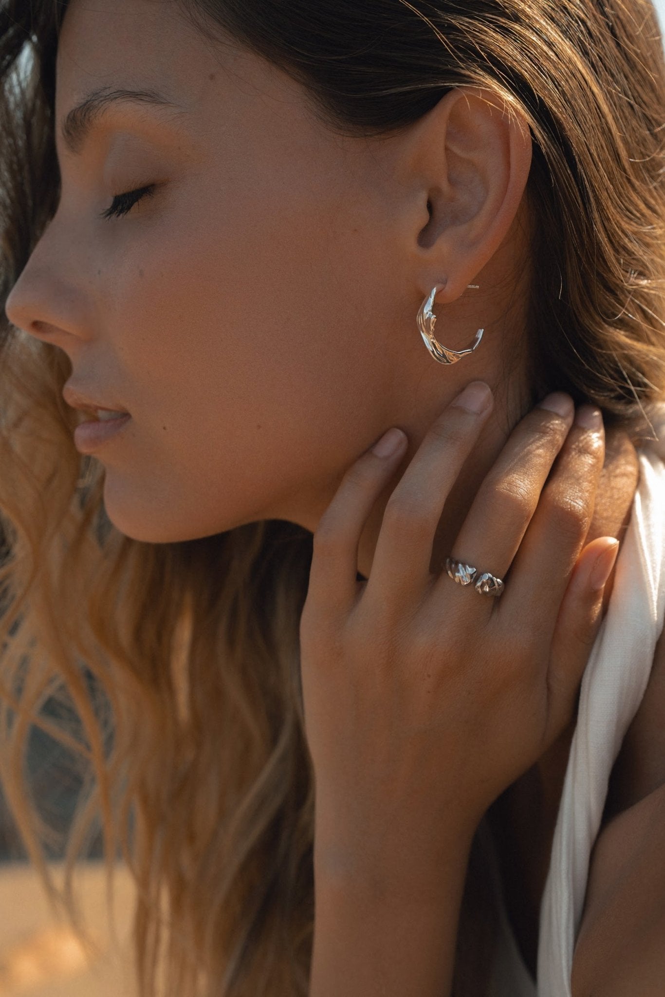  - pierścionek No Boys Allowed with Diastema Silver - Marai Jewelry