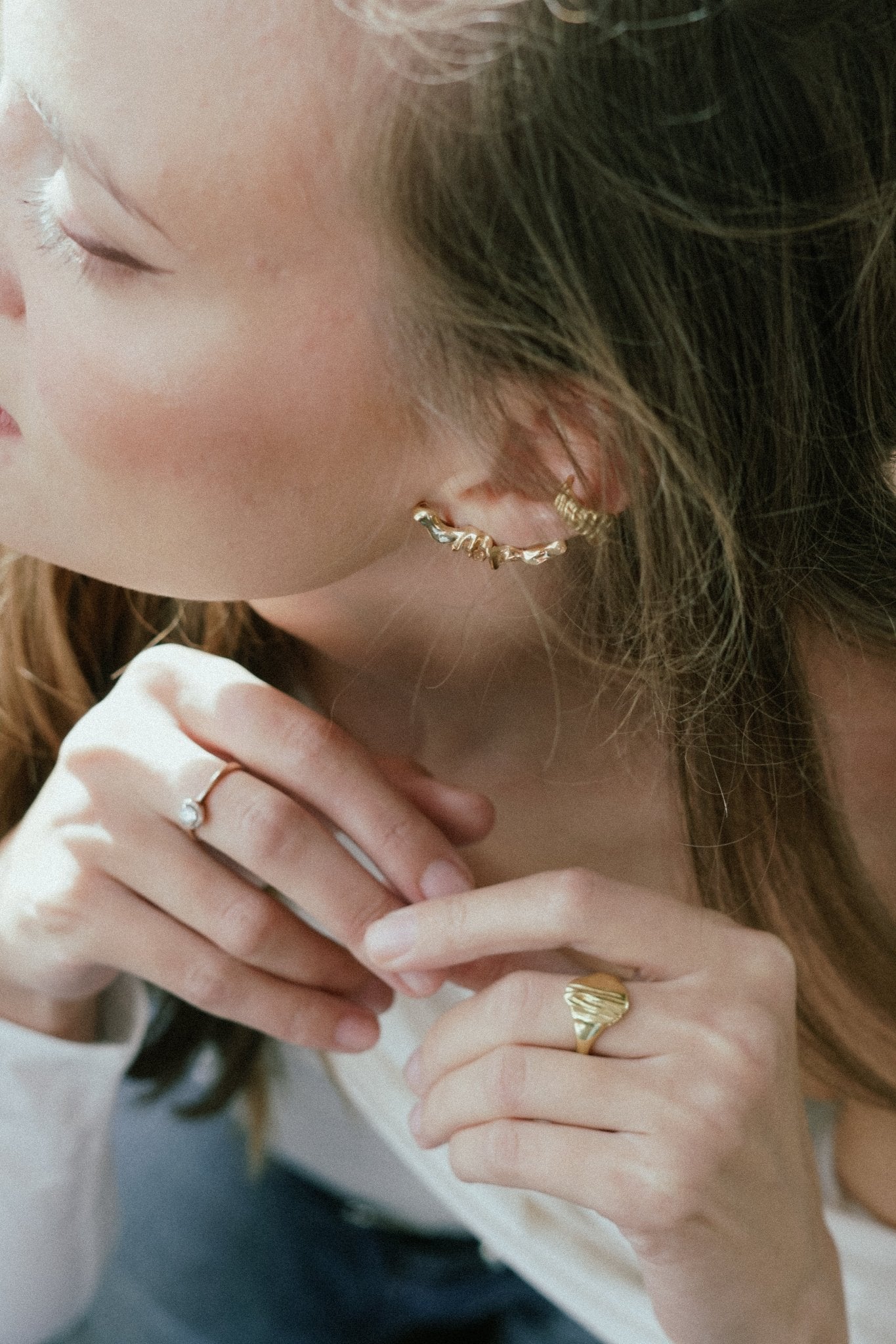  - pierścionek TIERRA złoty - Marai Jewelry