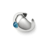 NAUSZNICA AURA BLUE SILVER